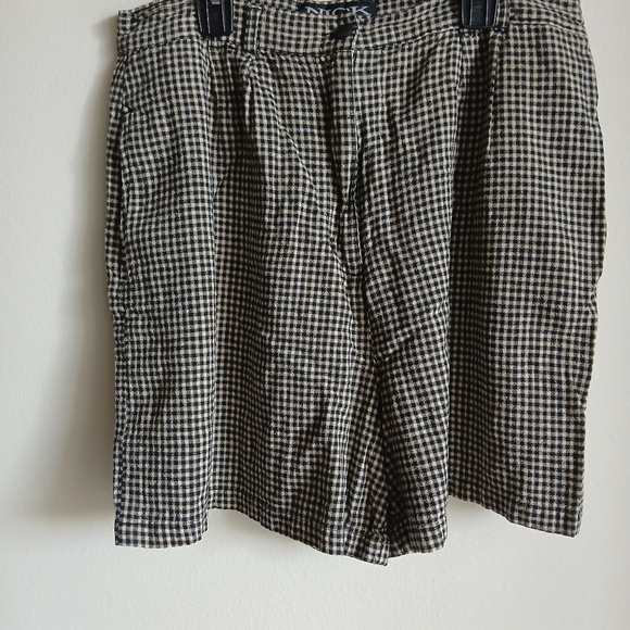 VINTAGE Women's Nick & Sarah Check Shorts Size 17/18 - Picture 6 of 9